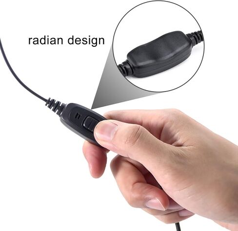 Retevis RT68 Soft Earhook Walkie Talkie Earpiece with Mic, in-Ear, 2 Pin, for RT22 RT68 RT21 H-777 RT86 RT19 RT18 RB45, Compatible with RB45 UV-5R Arcshell 2 Way Radio, Two Way Radio Earpiece(1 Pack) in Saudi Arabia