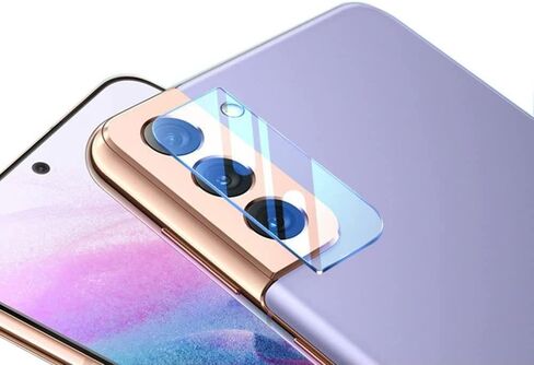 [2+2] عبوة واقي شاشة غير لامع مصمم لهاتف Samsung Galaxy S22 Ultra، قطعتان واقي شاشة ناعم + 2 واقي عدسة كاميرا شفاف in Kuwait