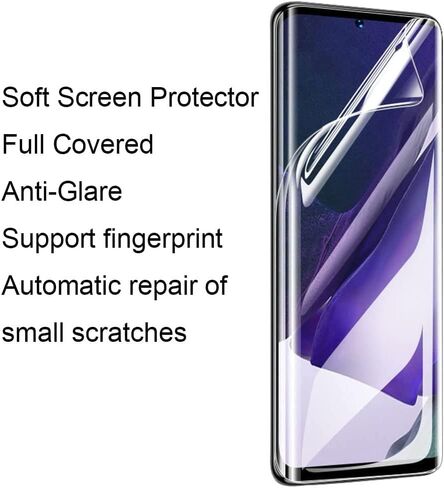 [2+2] عبوة واقي شاشة غير لامع مصمم لهاتف Samsung Galaxy S22 Ultra، قطعتان واقي شاشة ناعم + 2 واقي عدسة كاميرا شفاف in Kuwait