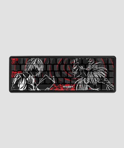 أغطية مفاتيح Death Note Ryuk PBT Dye Sub للوحة مفاتيح الألعاب الميكانيكية، ومفاتيح Cherry MX، طباعة جانبية مخصصة، دعم ANSI ISO، تصميم أمريكي in Kuwait
