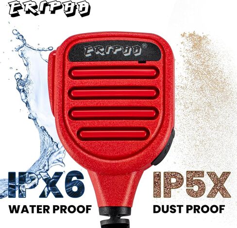 Speaker Microphone Shoulder Waterproof IP56 Compatible with Kenwood Two Way Radio with 3.5mm Jack (2 pcs) in Kuwait
