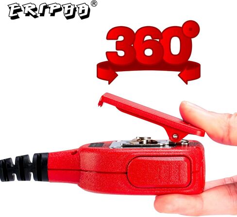 Speaker Microphone Shoulder Waterproof IP56 Compatible with Kenwood Two Way Radio with 3.5mm Jack (2 pcs) in Kuwait