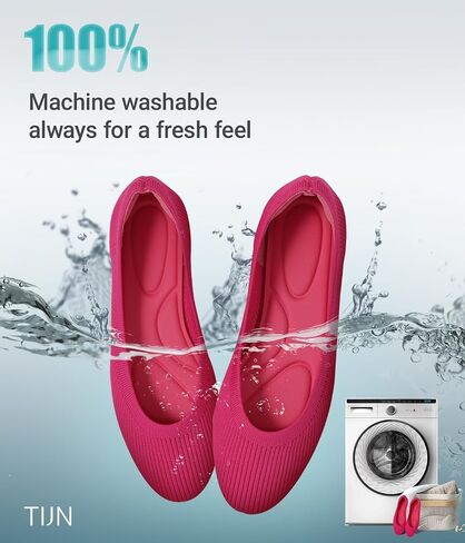 TIJN Women's Machine Washable Ballet Flats Shoes Comfortable Casual Slip on Flats Round-Toe Style(Celexa) in Saudi Arabia