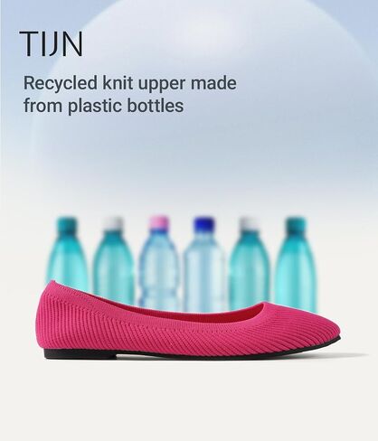 TIJN Women's Machine Washable Ballet Flats Shoes Comfortable Casual Slip on Flats Round-Toe Style(Celexa) in Saudi Arabia