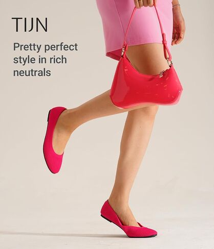 TIJN Women's Machine Washable Ballet Flats Shoes Comfortable Casual Slip on Flats Round-Toe Style(Celexa) in Saudi Arabia