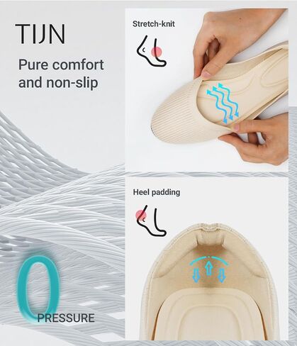 TIJN Women's Machine Washable Ballet Flats Shoes Comfortable Casual Slip on Flats Round-Toe Style(Celexa) in Saudi Arabia