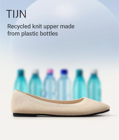 TIJN Women's Machine Washable Ballet Flats Shoes Comfortable Casual Slip on Flats Round-Toe Style(Celexa) in Saudi Arabia
