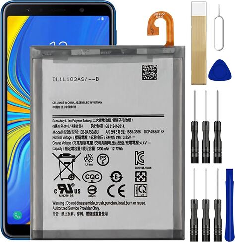 Replacement Battery EB-BA750ABU for Samsung Galaxy A10 SM-A105F SM-A105F/DS Battery Free Adhesive Tool in Saudi Arabia