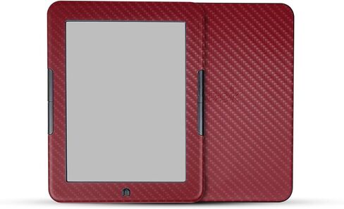 Carbon Fiber Tablet Skin Compatible with Barnes & Noble Nook GlowLight 4 (2021) - American Flag - Premium 3M Vinyl Protective Wrap Decal Cover - Easy to Apply | Crafted in The USA by MightySkins in Saudi Arabia