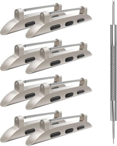 Spring Bar Watchband Connectors for Apple Watch Band Adapter, Replacement Link Attachment for iWatch Ultra(49mm) Series 9 8 7(45mm 41mm) 6 5 4 SE(44mm 40mm) 3 2 1(42mm 38mm) Strap 4pack in Saudi Arabia