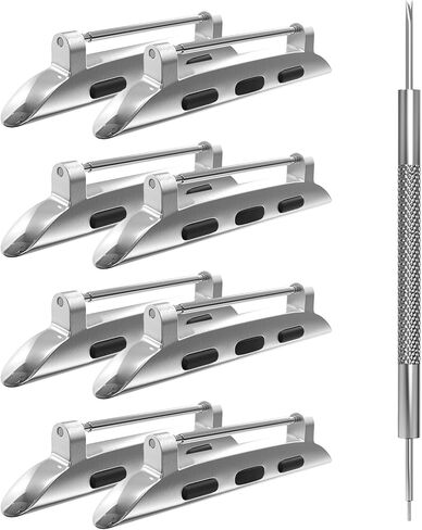 Spring Bar Watchband Connectors for Apple Watch Band Adapter, Replacement Link Attachment for iWatch Ultra(49mm) Series 9 8 7(45mm 41mm) 6 5 4 SE(44mm 40mm) 3 2 1(42mm 38mm) Strap 4pack in Saudi Arabia