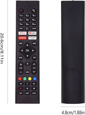 Replacement Remote Control for Sceptre Smart Android TV 8142026670099K A322BV-SRC A515CV-UMC Without Google Assistant Function in Kuwait