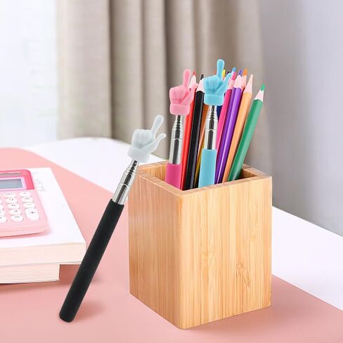 4 Pcs Telescopic Teachers Pointer,Hand Pointer,Pointer for Classroom,Retractable Pointer Telescopic,Extendable Hand Pointer Finger Pointer Stick,for Teachers School in Saudi Arabia