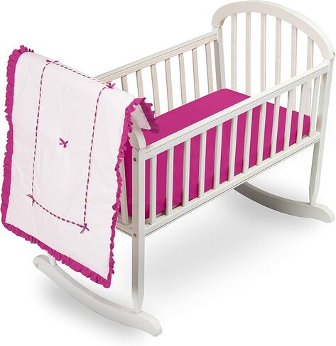 Baby Doll Bedding Unique Cradle Bedding Set, Green Apple (1230crnew-green Apple) in Saudi Arabia