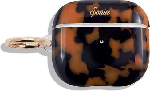 حافظة Sonix Brown Tort لأجهزة AirPods Gen 3 [غطاء صلب] حافظة واقية على شكل سلحفاة لأجهزة Apple Airpod 3rd Generation in Saudi Arabia