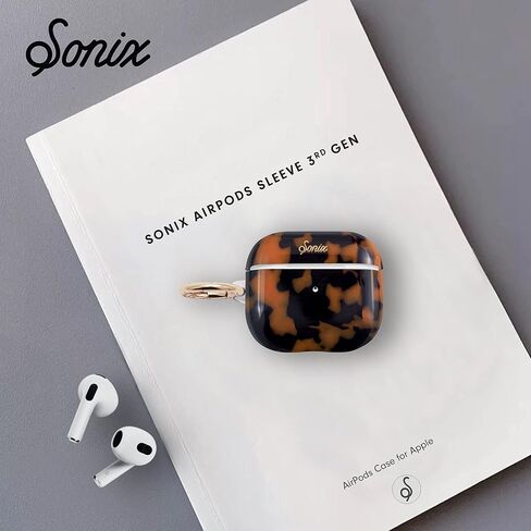 حافظة Sonix Brown Tort لأجهزة AirPods Gen 3 [غطاء صلب] حافظة واقية على شكل سلحفاة لأجهزة Apple Airpod 3rd Generation in Saudi Arabia