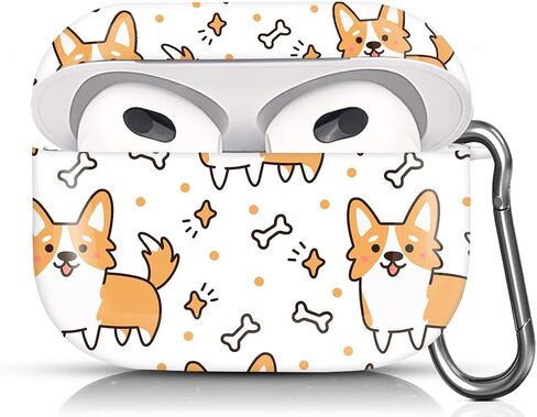 ANDRIU Compatible with Airpod pro 2nd/1st Generation Case Cover with Keychain Cute Pattern Hard & Anti Slip Cover for Men Women & Girls (Astrological Moon Sun) in Saudi Arabia
