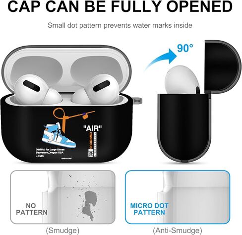 Gedicht for Airpods Pro Case، لطيف لطيف أحذية حمراء نمط TPU حالات لينة لAirpods Pro Case الجيل الأول، مقاوم للصدمات لـ Airpods Pro 2019 حافظة للرجال والنساء مع حبل وسلسلة مفاتيح in Kuwait