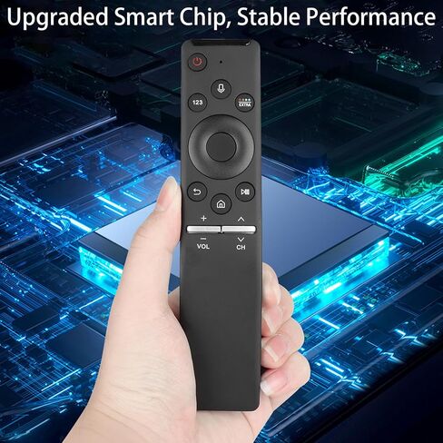 BN59-01292A Voice Remote Control Compatible With Samsung Smart UHD QLED LED TVs Controller RMCSPM1AP1 BN59-01242C UN40MU6300FXZA UN40MU630DFXZA UN55MU8000FXZA UN55MU8500FXZA Replacement With Batteries in Saudi Arabia
