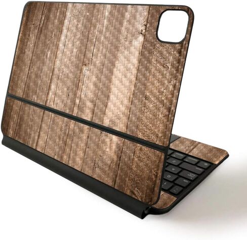 MightySkins Skin for Apple Magic Keyboard for iPad Pro 11-inch (2020) - Sushi | Protective, Durable, and Unique Vinyl Decal wrap Cover, CF-APIPSK1120-Bamboo Ohm in Saudi Arabia