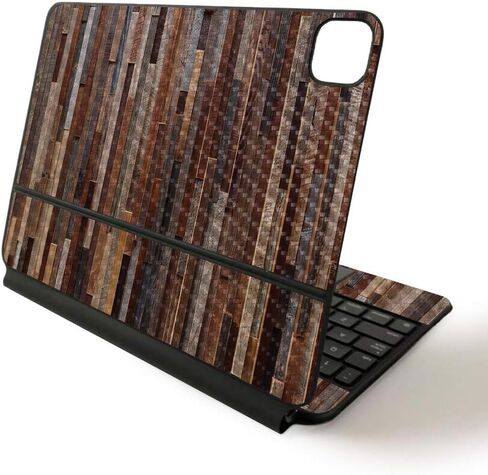 MightySkins Skin for Apple Magic Keyboard for iPad Pro 11-inch (2020) - Sushi | Protective, Durable, and Unique Vinyl Decal wrap Cover, CF-APIPSK1120-Bamboo Ohm in Saudi Arabia