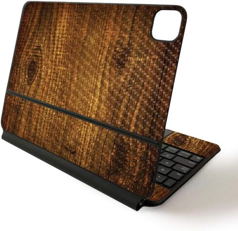 MightySkins Skin for Apple Magic Keyboard for iPad Pro 11-inch (2020) - Sushi | Protective, Durable, and Unique Vinyl Decal wrap Cover, CF-APIPSK1120-Bamboo Ohm in Saudi Arabia