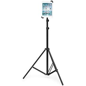 GRIFITI Nootle Universal Tablet Tripod Mount Adjustable Stand - Mini Ball Head & Travel Case Holder for All 7" to 11" Tablets 1/4-20 and Other Tablet Height Tall Standing (Small to Standard)
