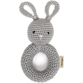 Organic Crocheted Bunny Ring Rattle