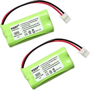 HQRP Phone Battery 2-Pack Compatible with ATT LUCENT EL52201 EL52251 EL52301 EL52351 EL52401 EL52110 EL52200 EL52210 EL52250 EL52300 EL52350 Cordless Telephone