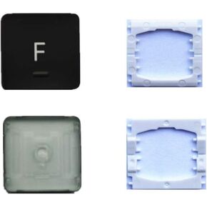 Replacement Individual F Key Cap and Hinges are Applicable for MacBook Pro A1706 A1707 A1708 Keyboard to Replace The F Key Cap and Hinge