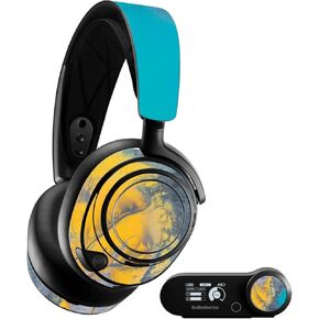 MightySkins Skin Compatible with SteelSeries Arctis Nova Pro - Yellow Spill | Protective, Durable, and Unique Vinyl Decal wrap Cover | Easy to Apply, Remove, and Change Styles | Made in The USA