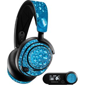 MightySkins Skin Compatible with SteelSeries Arctis Nova Pro - Wavy Drops | Protective, Durable, and Unique Vinyl Decal wrap Cover | Easy to Apply, Remove, and Change Styles | Made in The USA