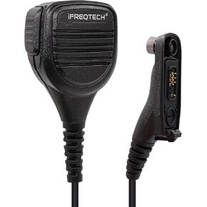 APX6000 XPR7550e Speaker Mic Compatible for Motorola APX6000 APX7000 APX8000 XPR6350 XPR6550 XPR7350 XPR7550 DP4600e DP4800e walkie Talkies PMMN4024 PMMN4024A PMMN4025A Speaker Microphone