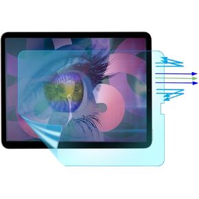 2 Pack Anti Blue Light Screen Protector for iPad Air 5 2022 10.9 Inch/Air 4 2020 10.9 Inch, iPad Pro 11 Inch Tablet (2022-2018 Released), Blue Light UV Blocking & Anti Glare Screen Filter Film
