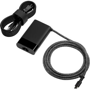 65W Slim Travel HP USB C AC Charger for HP Spectre x360 EliteBook x360 ProBook x360 HP Chromebook x360 Elite x2 Split x2 Fast Charging Type C Laptop Power Suppy Adapter Cord