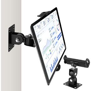 Swivel Tablet Wall Mount, Phone Holder Arm Holder Compatible with 4.7-12.9Inch Devices Including Ipad Pro Mini Air Smartphone e-Reader Suitable for Home Gym Office