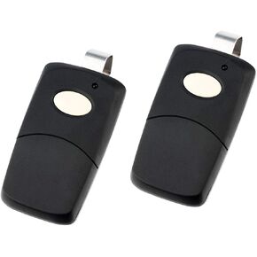 2 for Multicode 3089 Linear 3089 Garage Door Remote Opener (308911, MCS308911 300mhz) Black