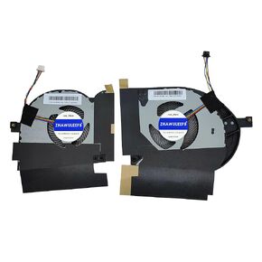 Replacement New CPU+GPU Cooling Fan for DELL Alienware M17 R1 M17R1 P37E CPU 0V1FR8 DFS5K223052830 FLF5 5V 0.5A GPU 0HDMFX DFSCK324162A20 FLF8 12V 1A（Not Available on GPU 5V Computers）