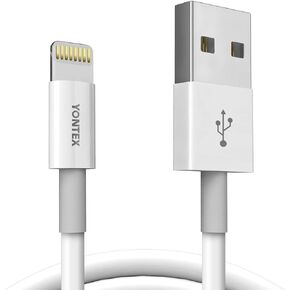Lightning Cable, Smart Battery Health Defender, Apple MFi Certified, 6. 6 ft iPhone Cord Compatible with iPhone 12, 11, X, 8, 8 Plus, 7, 7 Plus, iPad Air, etc.