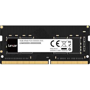 ذاكرة الوصول العشوائي Lexar أحادية DDR4 UDIMM سعة 16 جيجابايت 3200MT/s CL22 288-Pin لسطح المكتب، أسود (LD4AU016G-B3200GSST)
