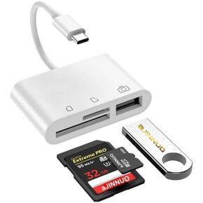 USB C 3 in 1 Hub Converter Type-C Adapter SD Card Reader for MacBook Pro Laptop