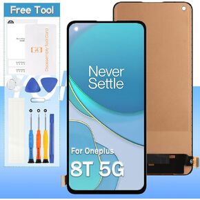 Original LCD Touch Screen Replacement for Oneplus 8T 5G/ 8T Plus 5G | 6.55'' LCD Display | Black | Tools Include