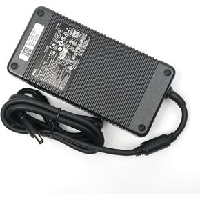 Dell Laptop Charger 330W Watt Barrel 7.4mm tip AC Power Adapter,Alienware M16 M17 R3 M18 X17 R1 R4 AC Adapter, Black, LA330PM190