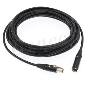XLR 4 دبوس ذكر إلى XLR Mini 4 دبوس أنثى تمديد كابل 1.5 متر