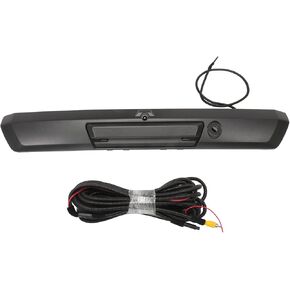 Tailgate Handle with Rear View Backup Camera Compatible for F250 F350 F450 Super Duty 2017-2022 Trunk Hatch Handle Camera Without Release Button Replaces#HC3Z-9943400-NA HC3Z-9943400-NB