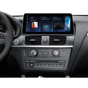 12.3inch Android Screen Upgrade Display CarPlay Multimedia Player GPS Navigation for BMW X3 X4 F25 F26 2014-2016 Year NBT