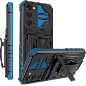 CCSamll for Samsung Galaxy S20 FE Case (Not S20) with Belt Clip Holster, Military Grade Heavy Duty Protection Armor Case with Stand Sturdy Durable Phone Case for Samsung Galaxy S20 FE JG Black