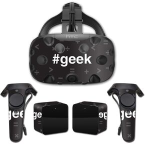MightySkins Skin Compatible with HTC Vive – Geek | Protective, Durable, and Unique Vinyl Decal wrap Cover | Easy to Apply, Remove, and Change Styles | Made in The USA