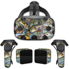MightySkins Skin Compatible with HTC Vive Full Coverage - Action Fish Puzzle | Protective, Durable, and Unique Vinyl Decal wrap Cover | Easy to Apply, Remove, and Change Styles | Made in The USA