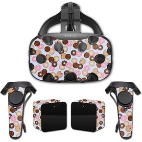 MightySkins Skin Compatible with HTC Vive Full Coverage - Donut Binge | Protective, Durable, and Unique Vinyl Decal wrap Cover | Easy to Apply, Remove, and Change Styles | Made in The USA